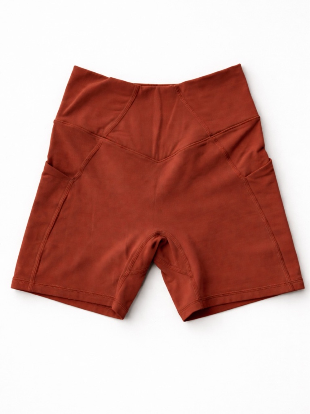 BuffBunny Women's Bike Shorts in Rust